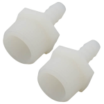 3/8" Barbed x 3/4" MIPT Male Nylon Adapter, 2pk
