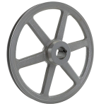 1 Groove Fixed Sheave, 1.1875" Bore, AK104