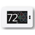 Touchscreen 4H/2C Prog Tstat w/ Wifi, Comm, Wht